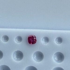 Cushion Cut Ruby Loose Gemstone .27 carats